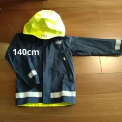 140cm　Helly Hansen ウィンドブレーカー ネイビー/イエローのサムネイル