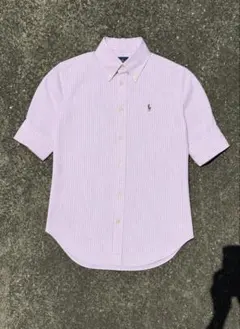 Polo Ralph Lauren 半袖シャツ ストライプ ピンク XSのサムネイル