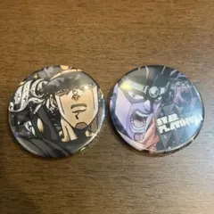 ジョジョの奇妙な冒険 缶バッジ セット 空条承太郎　スタープラチナ