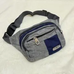 新品 ウエストポーチ ボディバッグ 鞄 2way バッグ ブルー