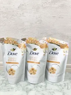【3個】Dove ふわとろボディウォッシュ キンモクセイ 340g×3　金木犀のサムネイル