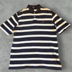Polo by Ralph Lauren XL ボーダーポロシャツ