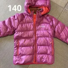 モンベルキッズ140 ネージュダウンパープル