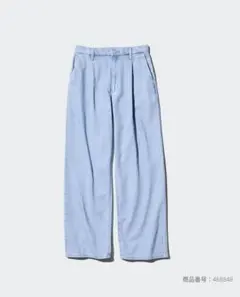 UNIQLO　ドレープデニムタックパンツ