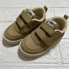 VANS ベージュ スニーカー キッズ ベビー 14.0