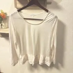 組曲 大きいサイズ7 パール付きカットソー インナー