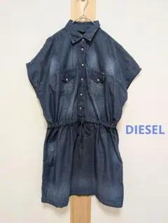 お値下げ＊DIESEL ディーゼル　デニムチュニックワンピース 半袖のサムネイル