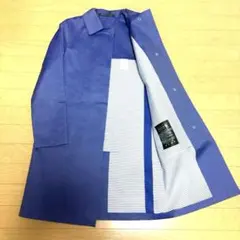 【極美品/希少色 】マッキントッシュ ゴム引き 比翼仕立 ステンカラーコートのサムネイル