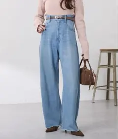 美品COLLAGE GALLARDAGALANTE ブルーデニム