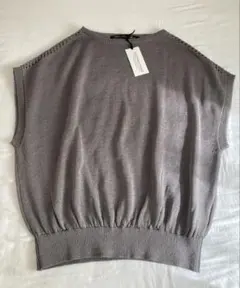 CLOTH&CROSS ニット 半袖 グレーのサムネイル