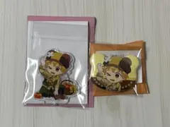 鬼滅の刃 実りの秋まつり アクスタ くま缶バッジ 我妻善逸