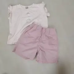 プチマイン　ユニクロ　Ｔシャツパンツセット110サイズ