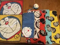 ドラえもん　タオルハンカチ　7枚セット まとめ売り　洗濯済