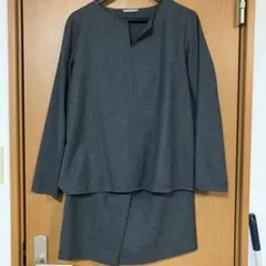 セオリーリュクス　グレー 長袖 セットアップ スカート