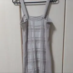 L*様 【LIP SERVICE】リボンファザーアンサンブルニットワンピース