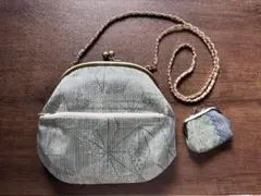 がま口ショルダーバック➕お財布セット
