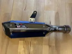 隼2型ヨシムラ チタンブルー スリップオンマフラー サイレンサー