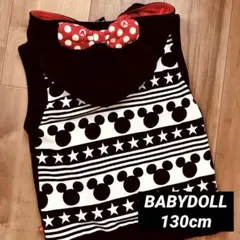 130 ディズニー ベビードール なりきり ミニー ベスト 女の子