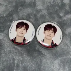 SEVENTEEN cafe ウォヌ 缶バッジ 2個セット