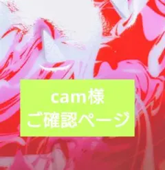 cam様ご確認ページ