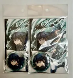 鬼滅の刃　全集展　缶バッジポストカード　時透無一郎　2点セット