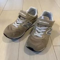 ニューバランス　New Balance スニーカー　キッズ　20cm ベージュ