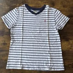 Polo Ralph Lauren ストライプ Vネック Tシャツ