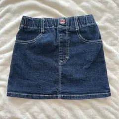 美品　EDWIN エドウィン 120 デニムスカート キッズ 女の子 子供服のサムネイル