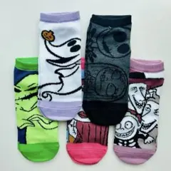 ナイトメア・ビフォア・クリスマス ソックス 5足セット