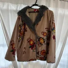 ツキコ様専用チャイハネ花柄フード付きジャケット