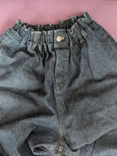 ウエストゴム ダークデニムパンツのサムネイル