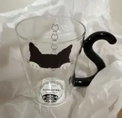 スタバ　ハロウィン2025耐熱グラスマグキャット296ml