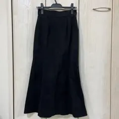 Edition コットンマーメイドスカート　ブラックのサムネイル