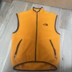 THE NORTH FACE オレンジ フリースベスト MENS XS/TP