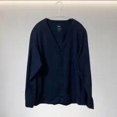 UNIQLO AIRismユニクロ エアリズムUVカットカーディガン 長袖 L紺のサムネイル