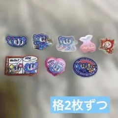 エンジェルブルー　フィルムステッカー格2枚　おすそわけ