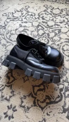 PRADA モノリス レースアップ シューズ ブラックのサムネイル