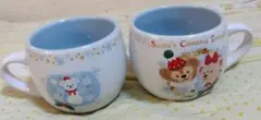 ダッフィー　シェリーメイ　クリスマススーベニアカップ　2個セット