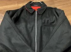 90s Marlboro マルボロ ウールジャケット リバーシブル 黒×赤　M