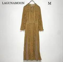 LAGUNAMOONラグナムーン【M】オールレース✨ロングワンピース