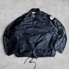 90s ナイロンコーチジャケット USA製 USARMY ワッペン　ドローコード