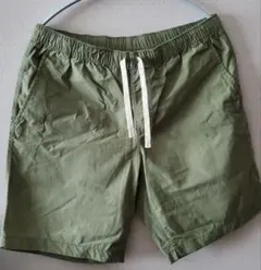 無印良品 カーキ ショートパンツ 綿 コットン 短パン Mのサムネイル