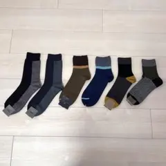 Tabio メンズソックス 6足セット