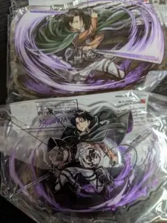 海外限定 アクリルスタンド 進撃の巨人 リヴァイ・アッカーマン 2個セット