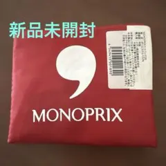 新品　MONOPRIX エコバッグ レッド