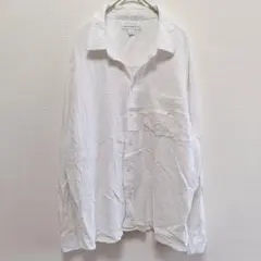 ❤希少 海外古着 AND NOW THIS ダブルガーゼ コットンシャツ L 白