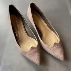 Odette e Odile ブラウン ポインテッドトゥパンプス