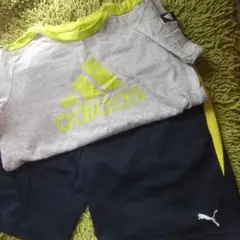 アディダスTシャツ&プーマ短パン