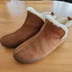 ムートン風ブラウンョートブーツMサイズ