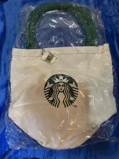【新品】　スターバックス ロゴカップトート キャンバストートバッグ バケツ型